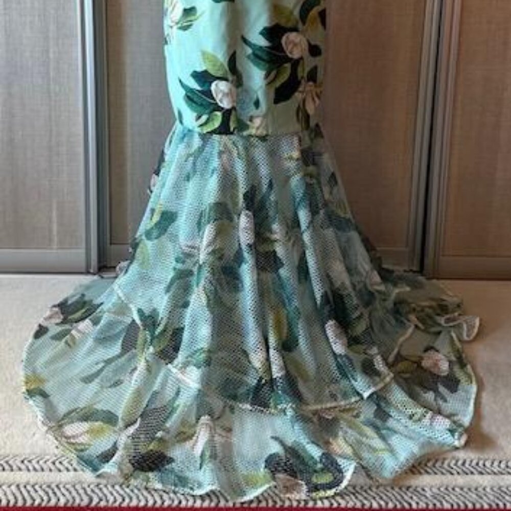 Pat Bo high-low gown